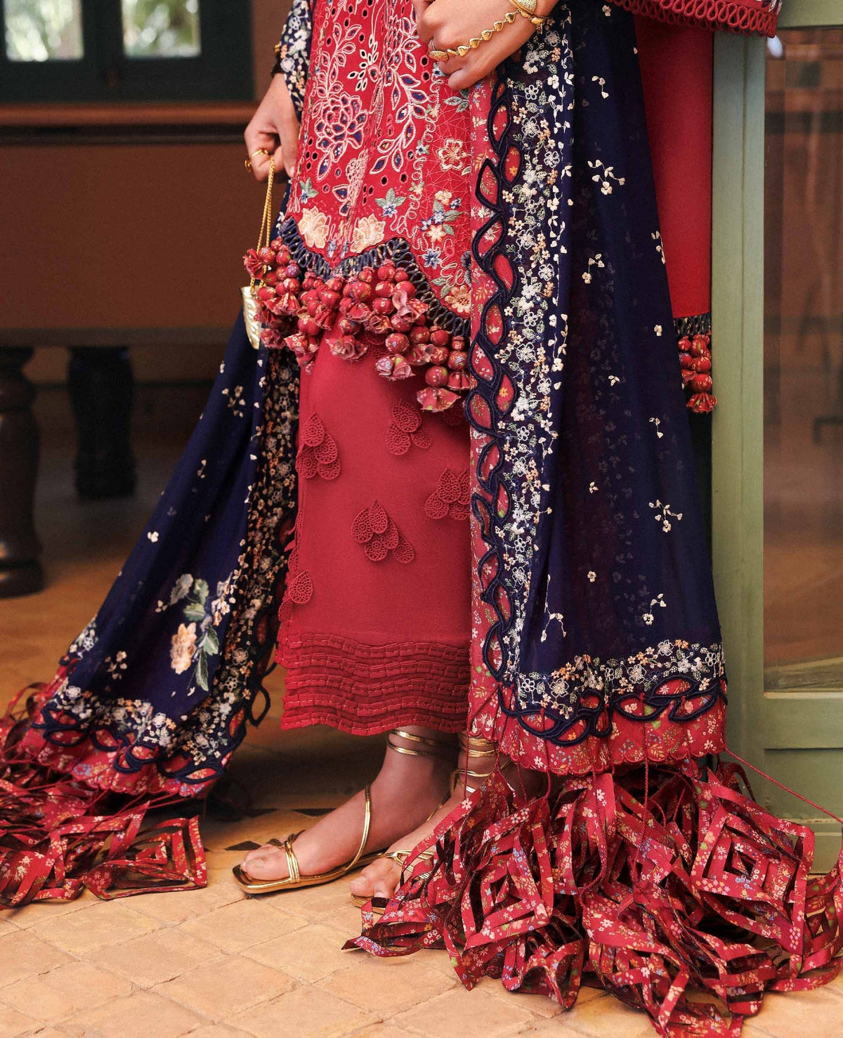 Republic Womenswear | Reine Luxury Lawn 26 | Belle Rosee