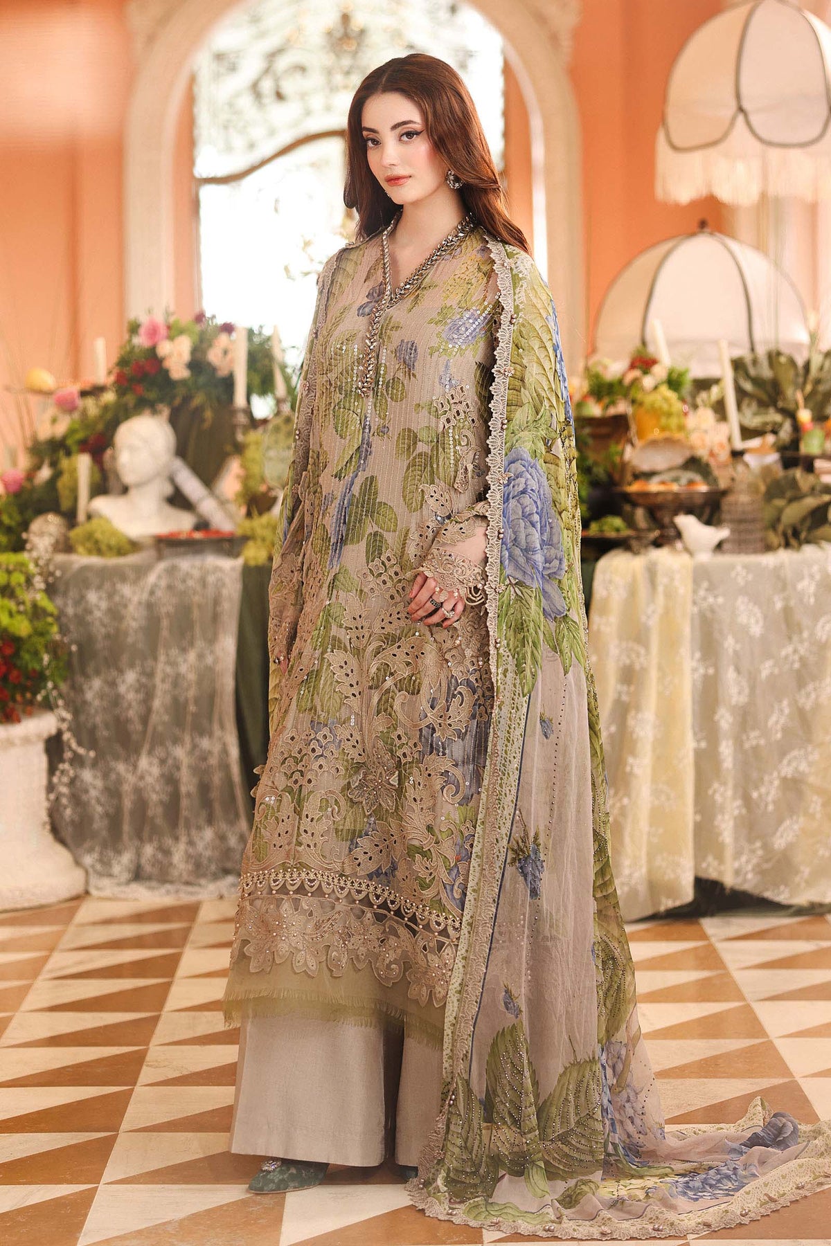 Maria B | Royale Tea Affair | MPC-26-203-Warm Beige
