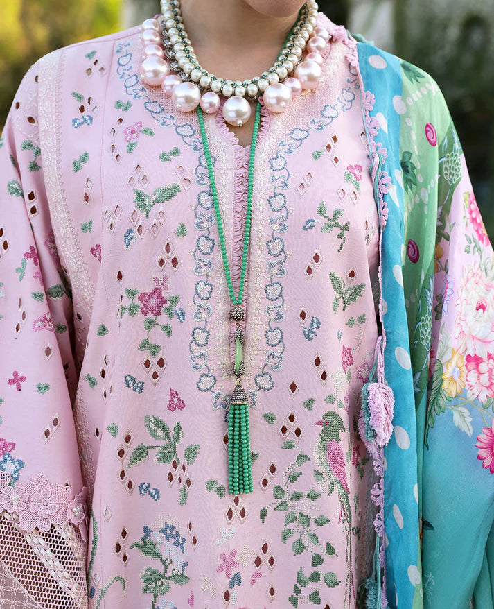 Republic Womenswear | Kalani Eid Luxury Lawn 25 | D5-A - Meher
