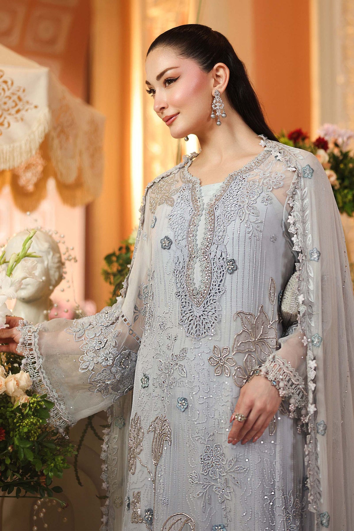 Maria B | Royale Tea Affair | MPC-26-206-Muted Blue