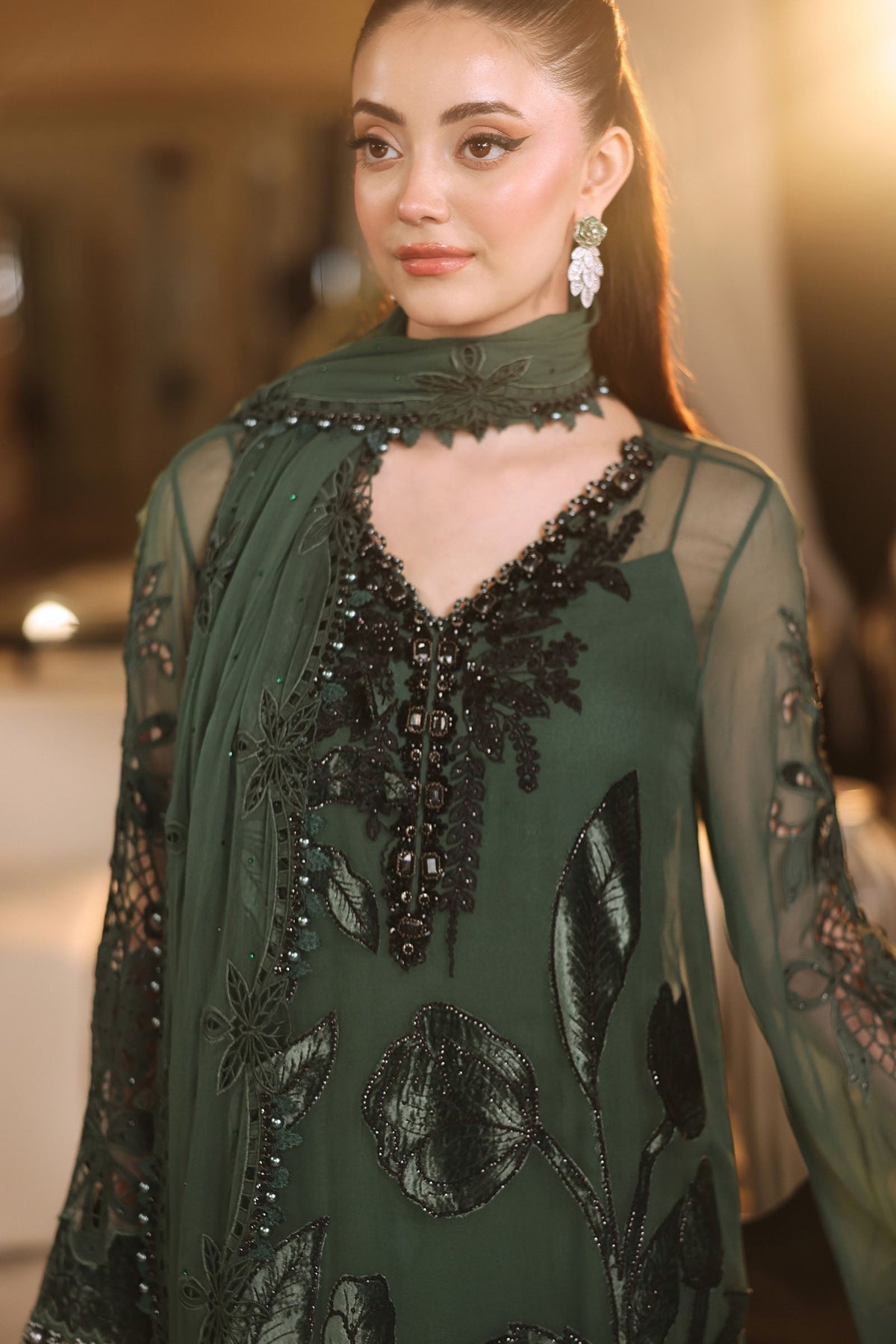 Maria B | Royale Tea Affair | MPC-26-207-Pine Green