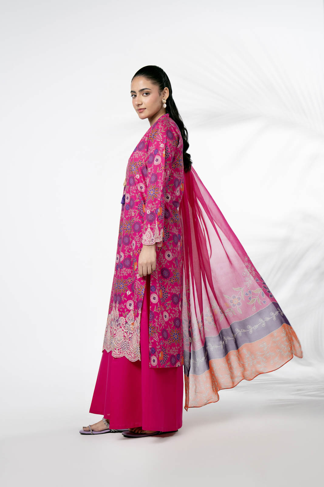 Chinyere | Pret'26 l 3 Piece Printed Lawn Printed Suit (CP0418)