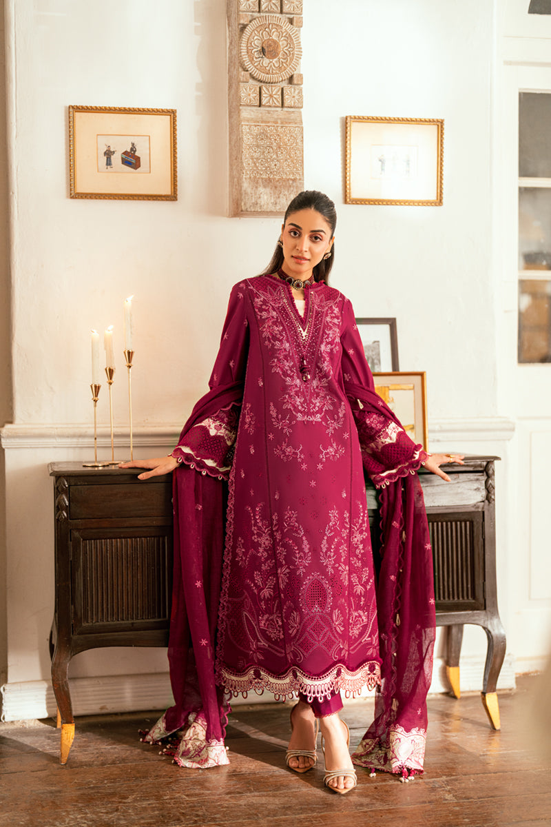 Qalamkar | Luxury Lawn Eid Edit | SB-02 Sameen