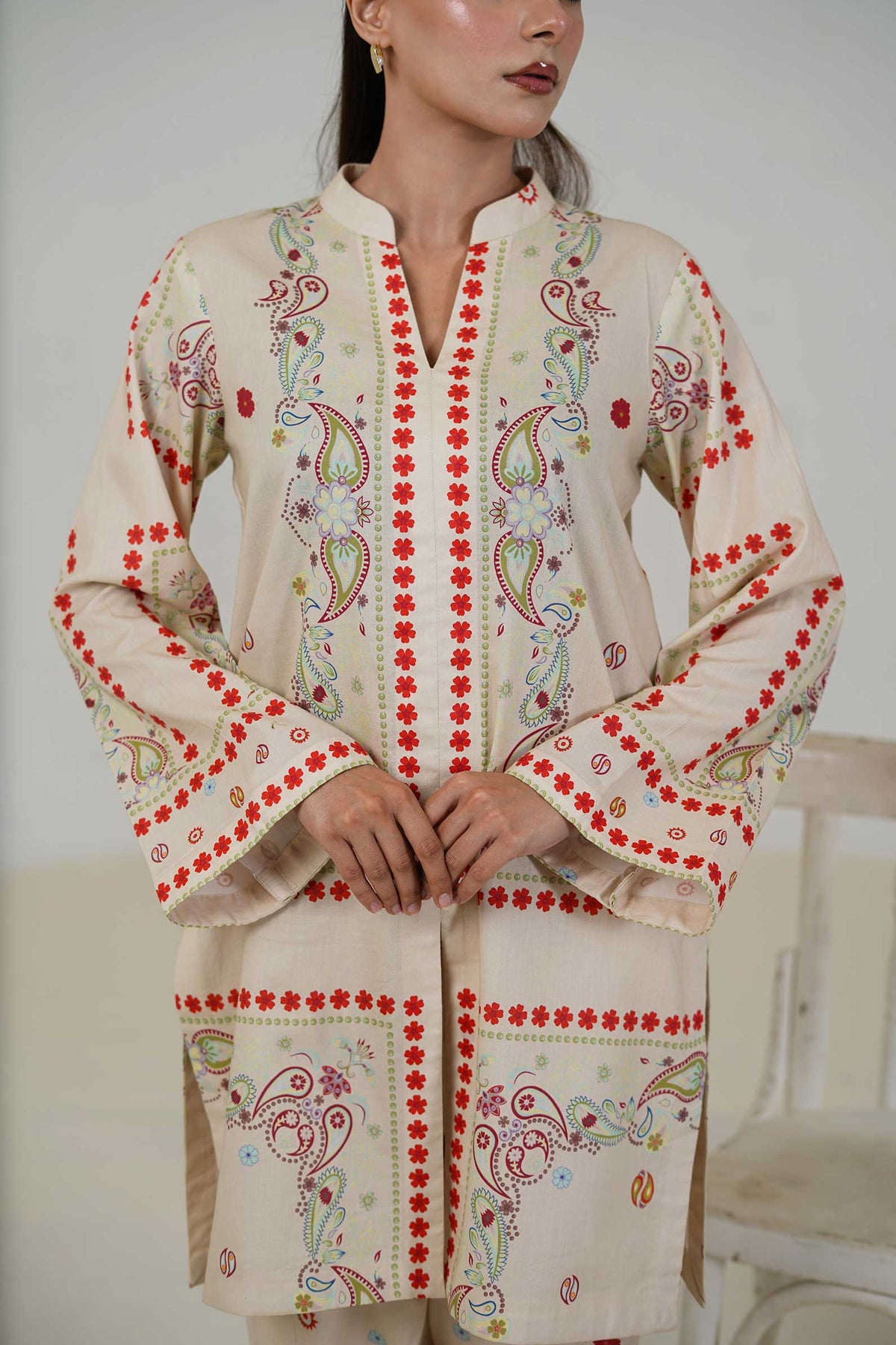 Maryam Hussain | Lawn Co Ord Sets | Set D-4