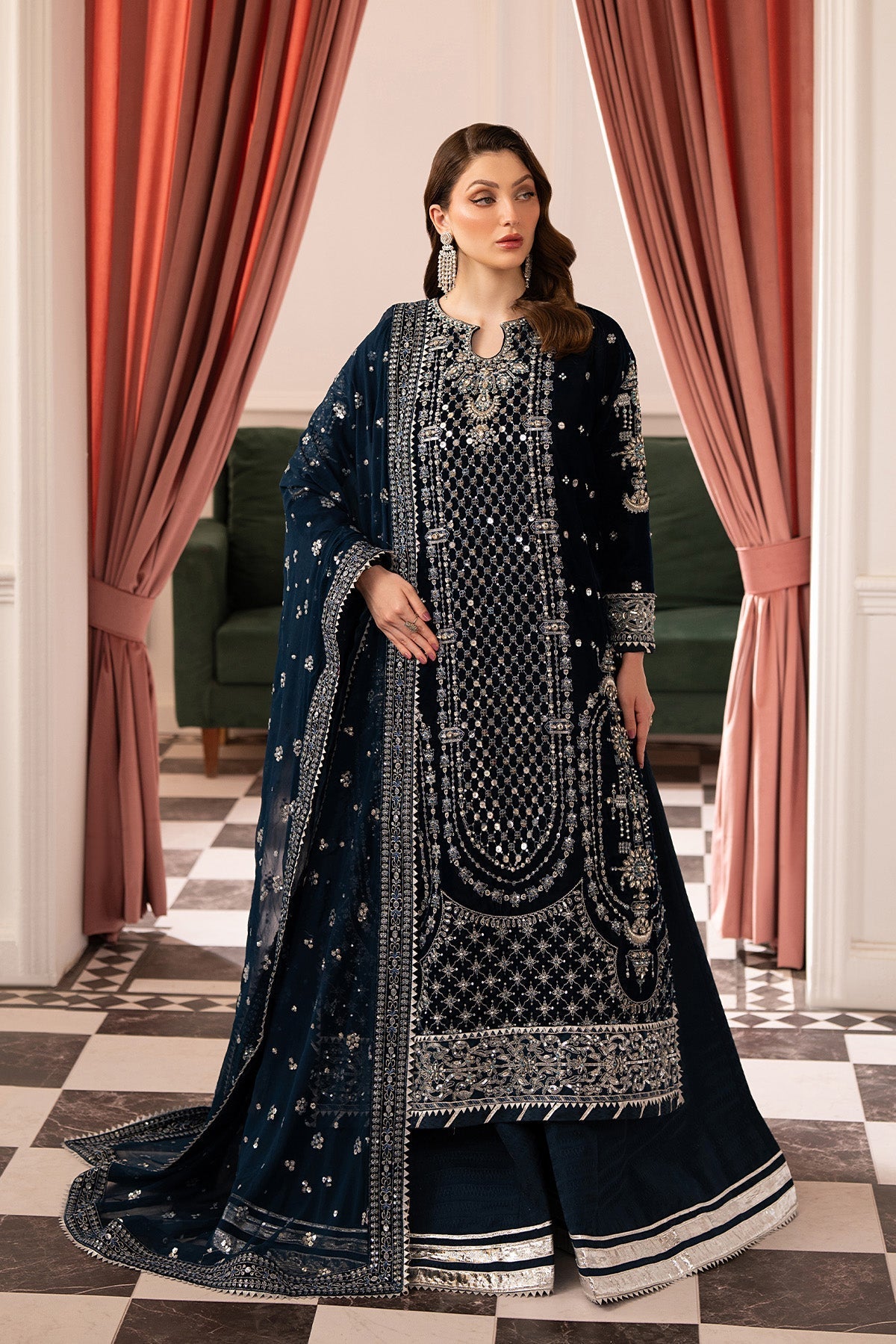 Raeesa Premium | Noirah Velvet | NV-002