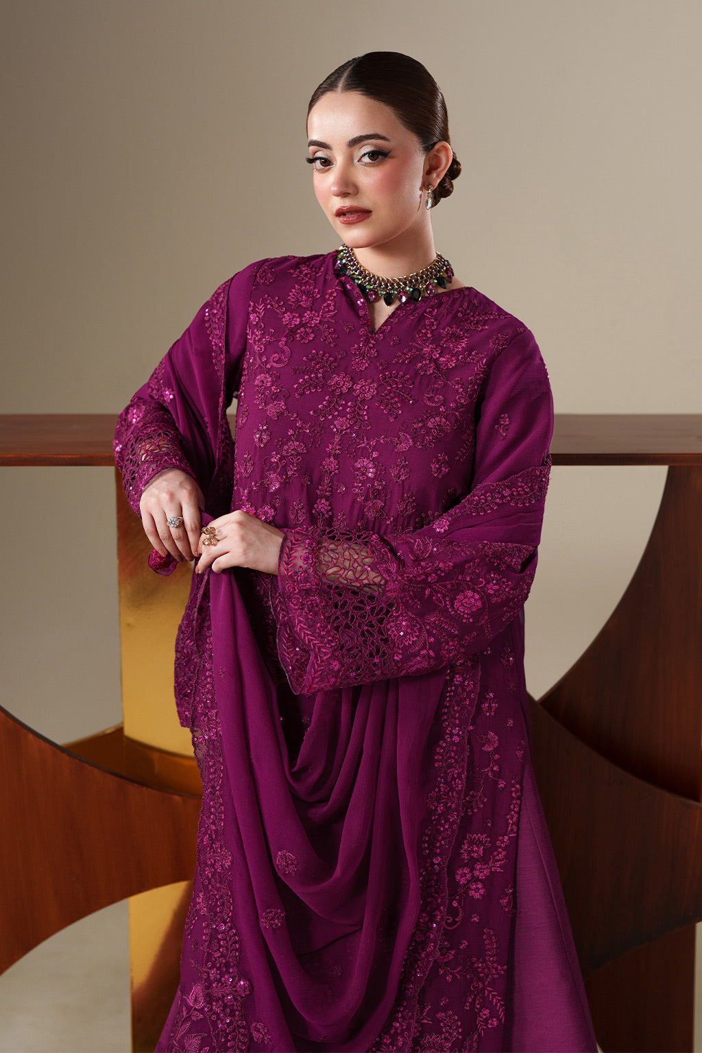 Emaan Adeel | Nouvelle Luxury Chiffon | THEA