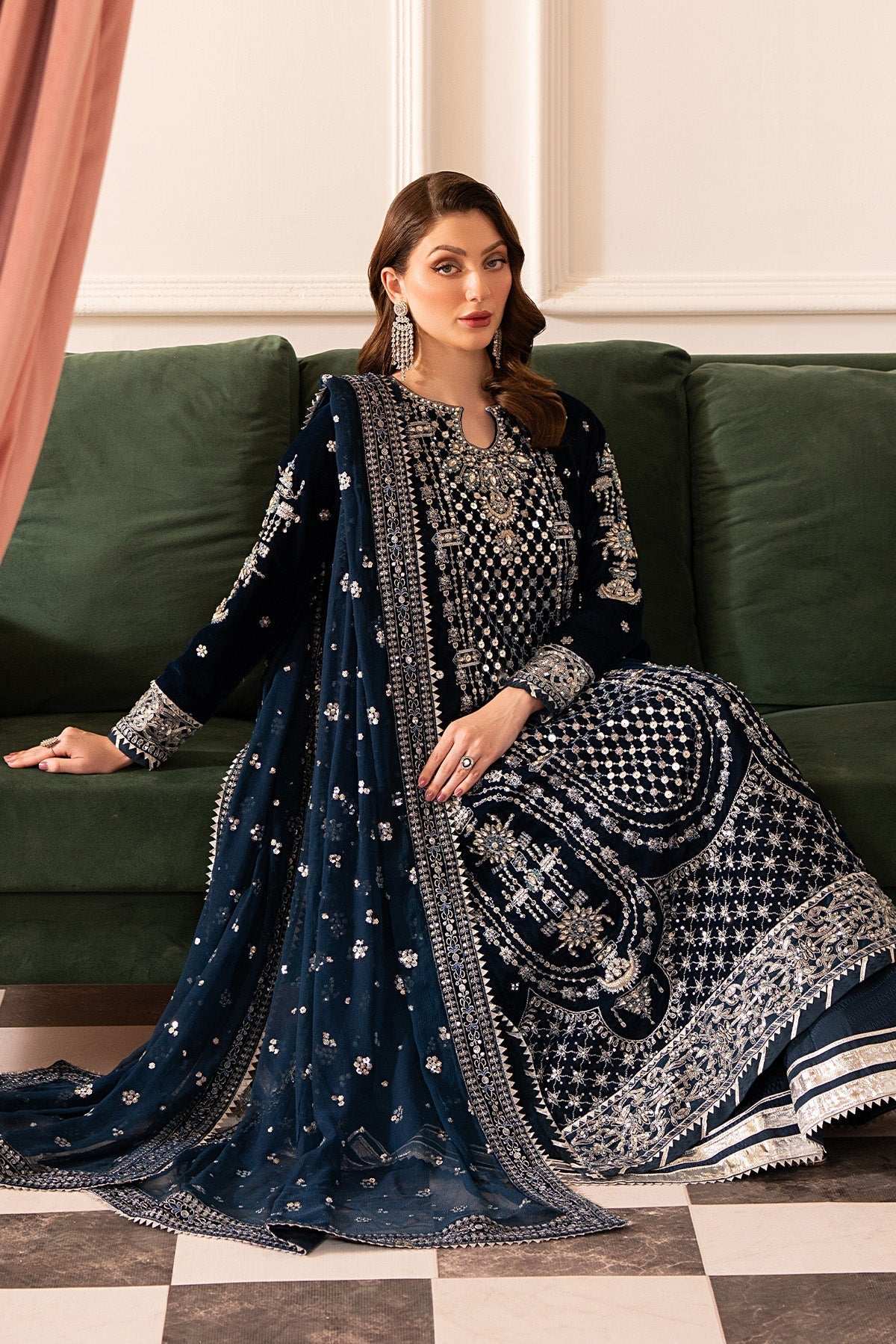 Raeesa Premium | Noirah Velvet | NV-002