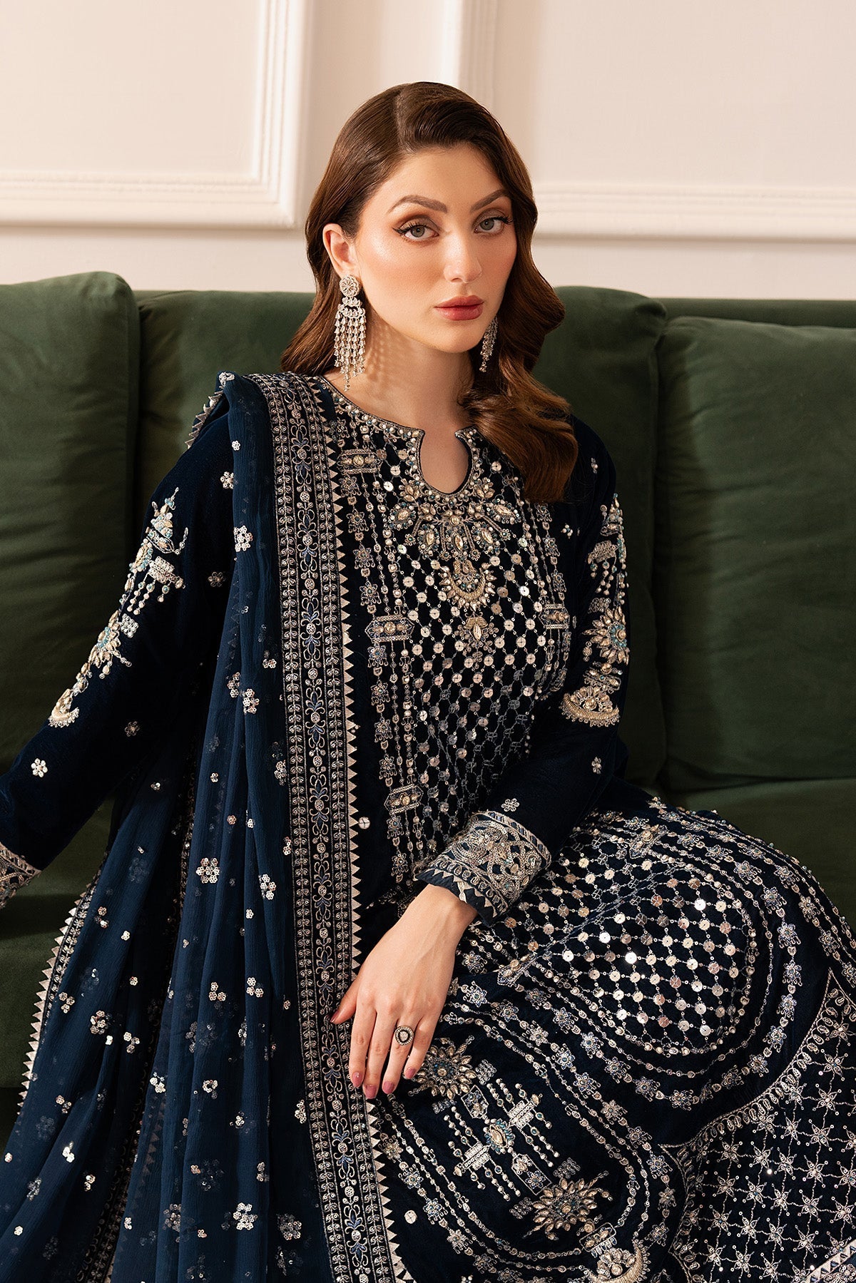 Raeesa Premium | Noirah Velvet | NV-002