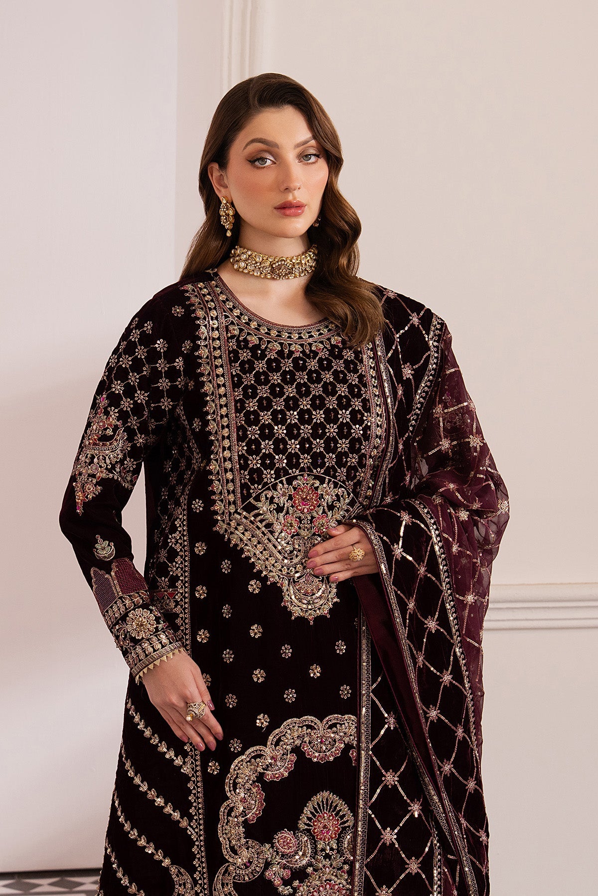 Raeesa Premium | Noirah Velvet | NV-003