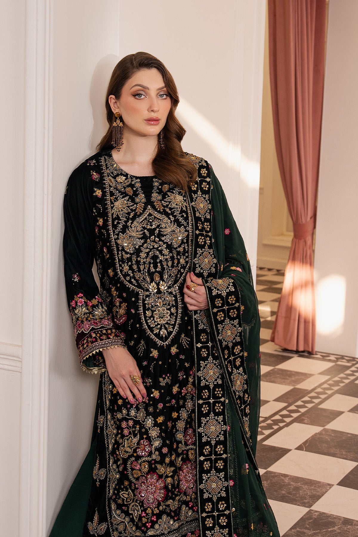 Raeesa Premium | Noirah Velvet | NV-004