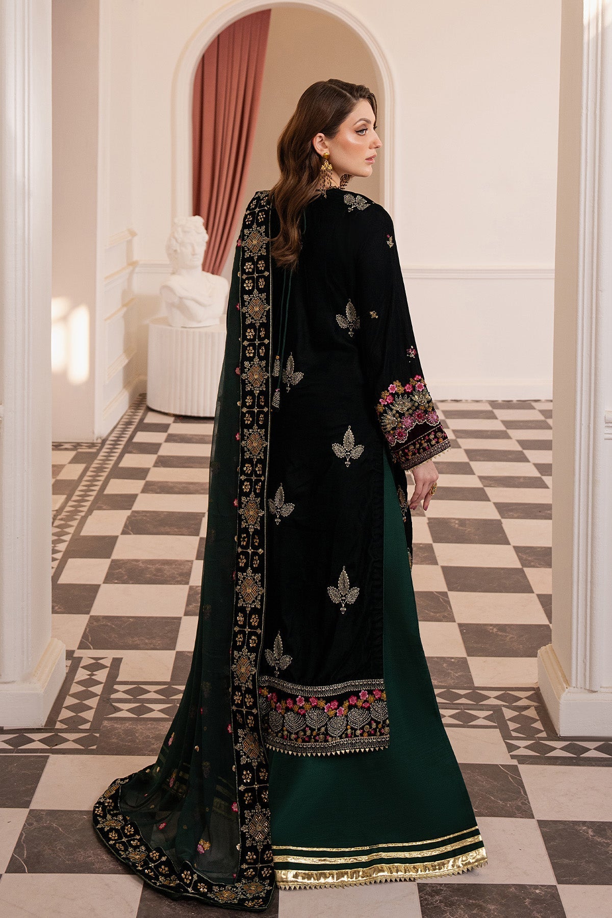 Raeesa Premium | Noirah Velvet | NV-004
