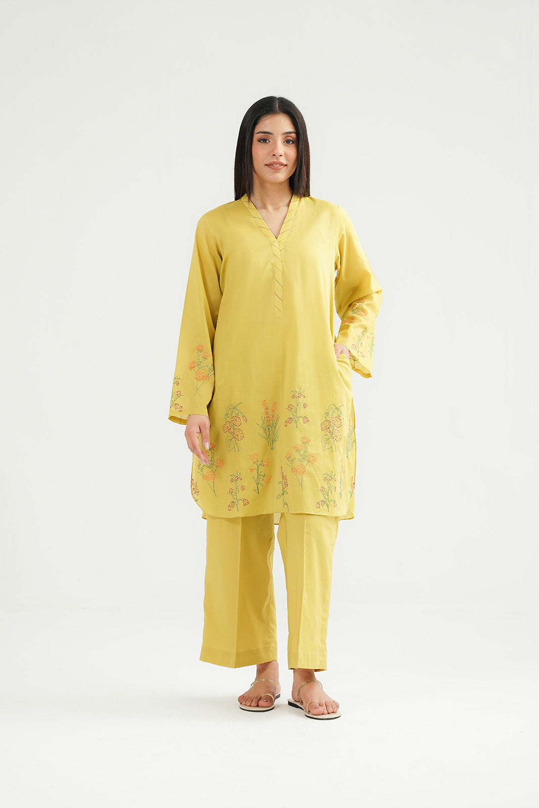 Chinyere | Pret'26 l 2 Piece Lawn Embroidered Suit (CP0426)