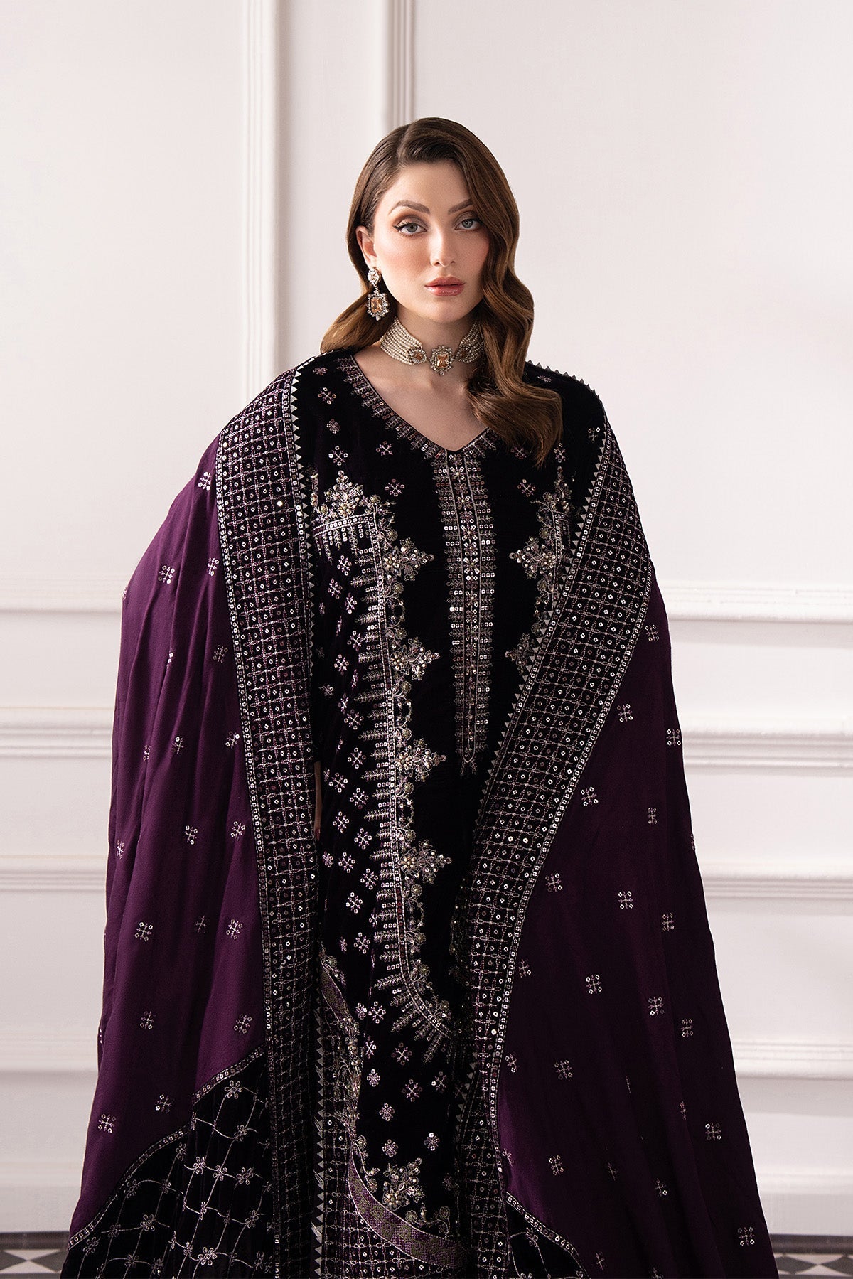 Raeesa Premium | Noirah Velvet | NV-001