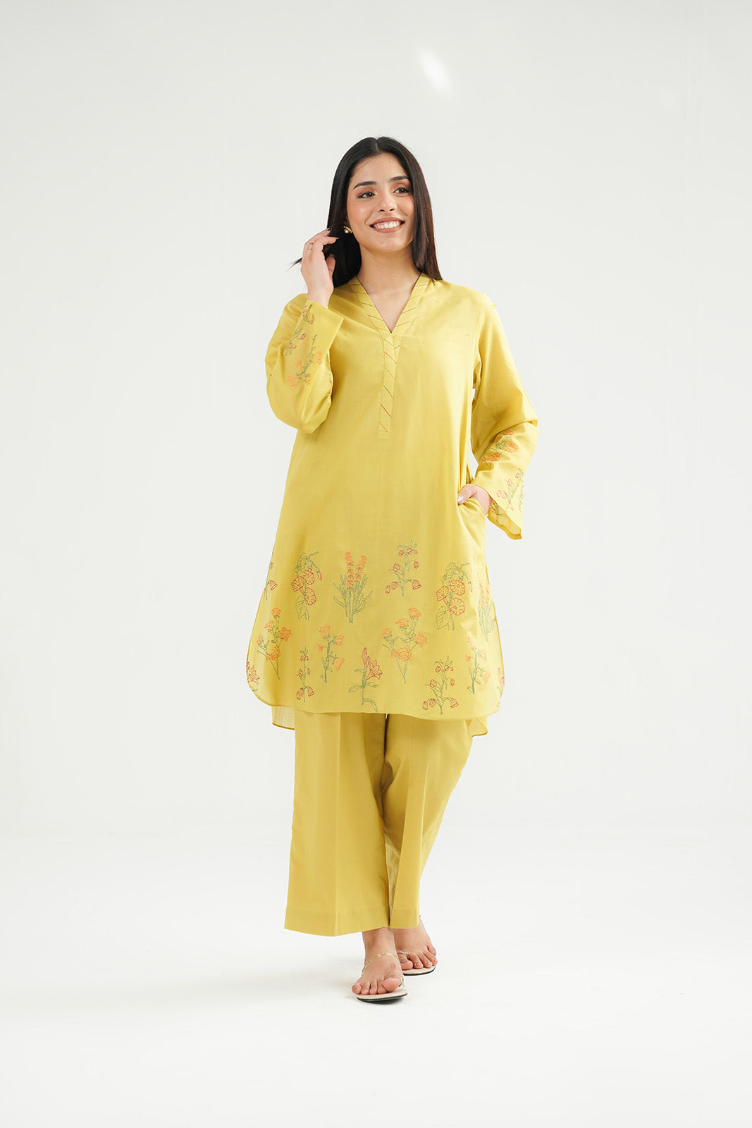 Chinyere | Pret'26 l 2 Piece Lawn Embroidered Suit (CP0426)