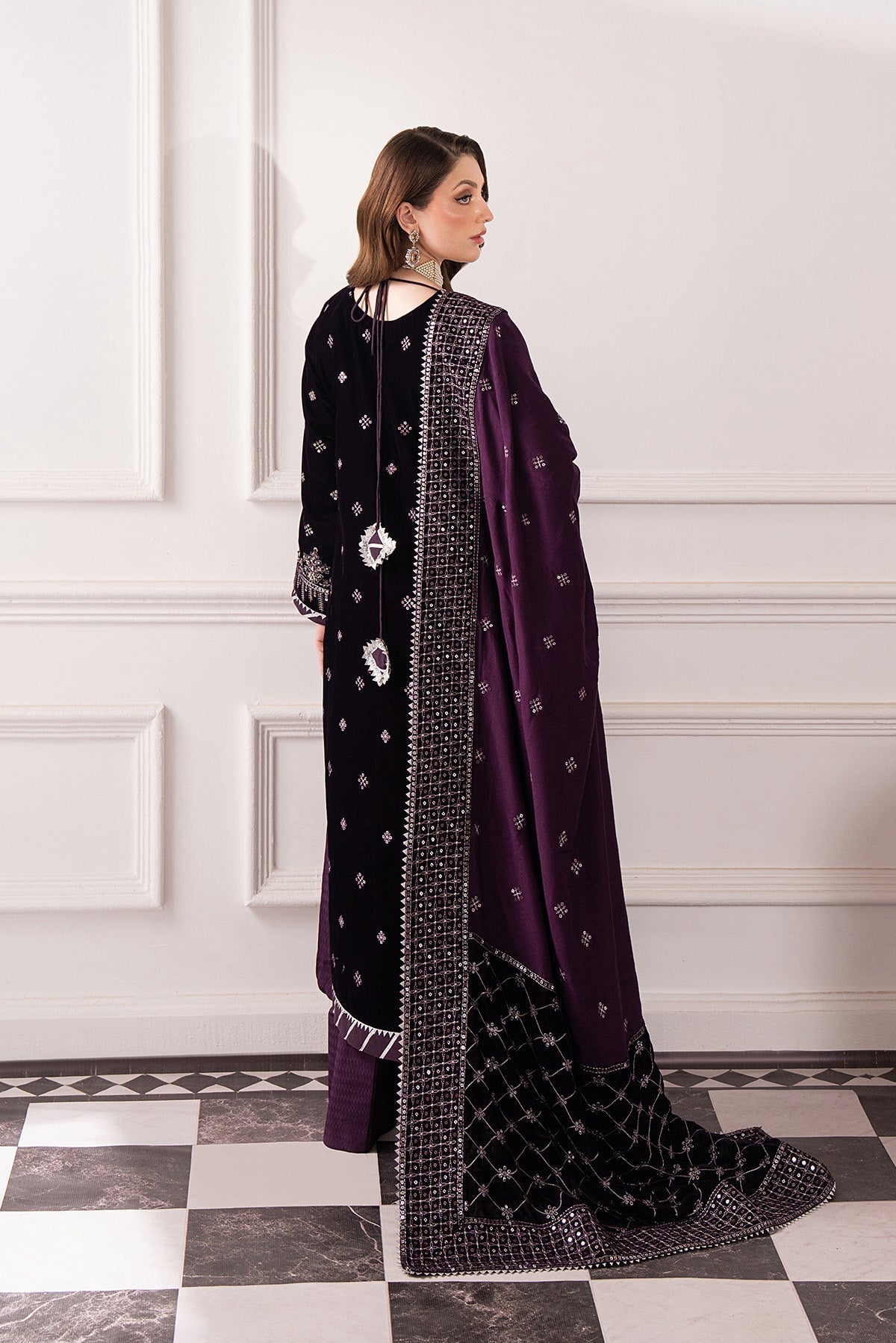 Raeesa Premium | Noirah Velvet | NV-001