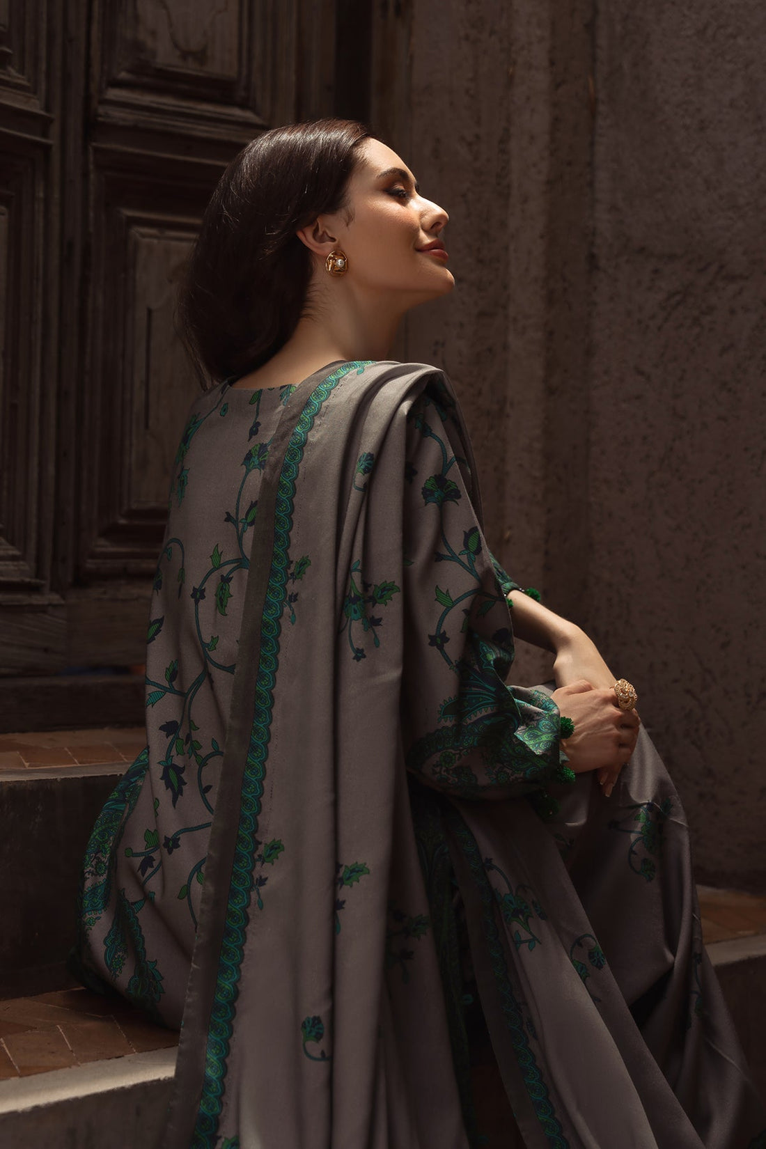 Charizma | C Prints Winter 25 | 
3-PC Unstitched Printed Linen Collection CPW5-07