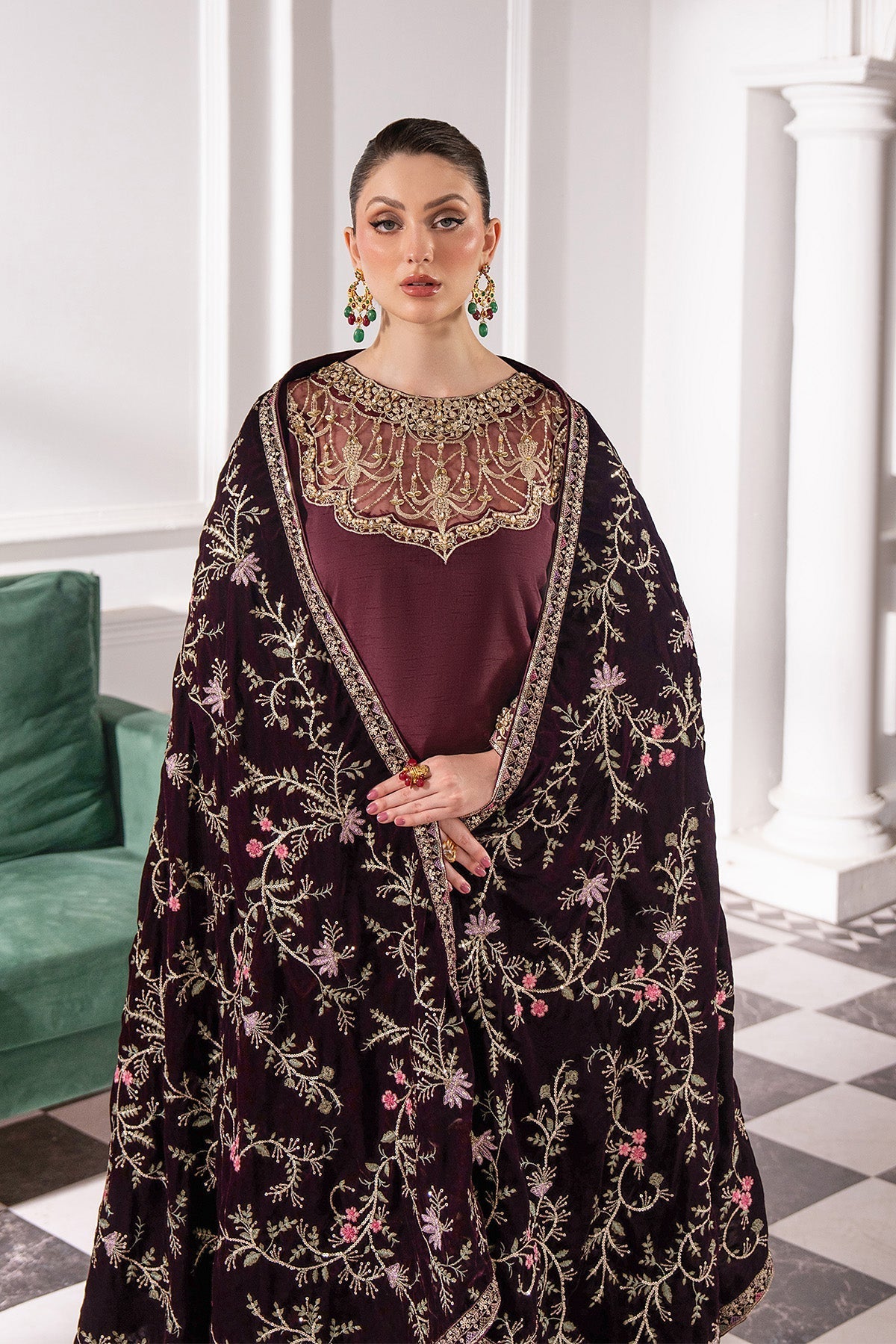 Raeesa Premium | Noirah Velvet | NV-005