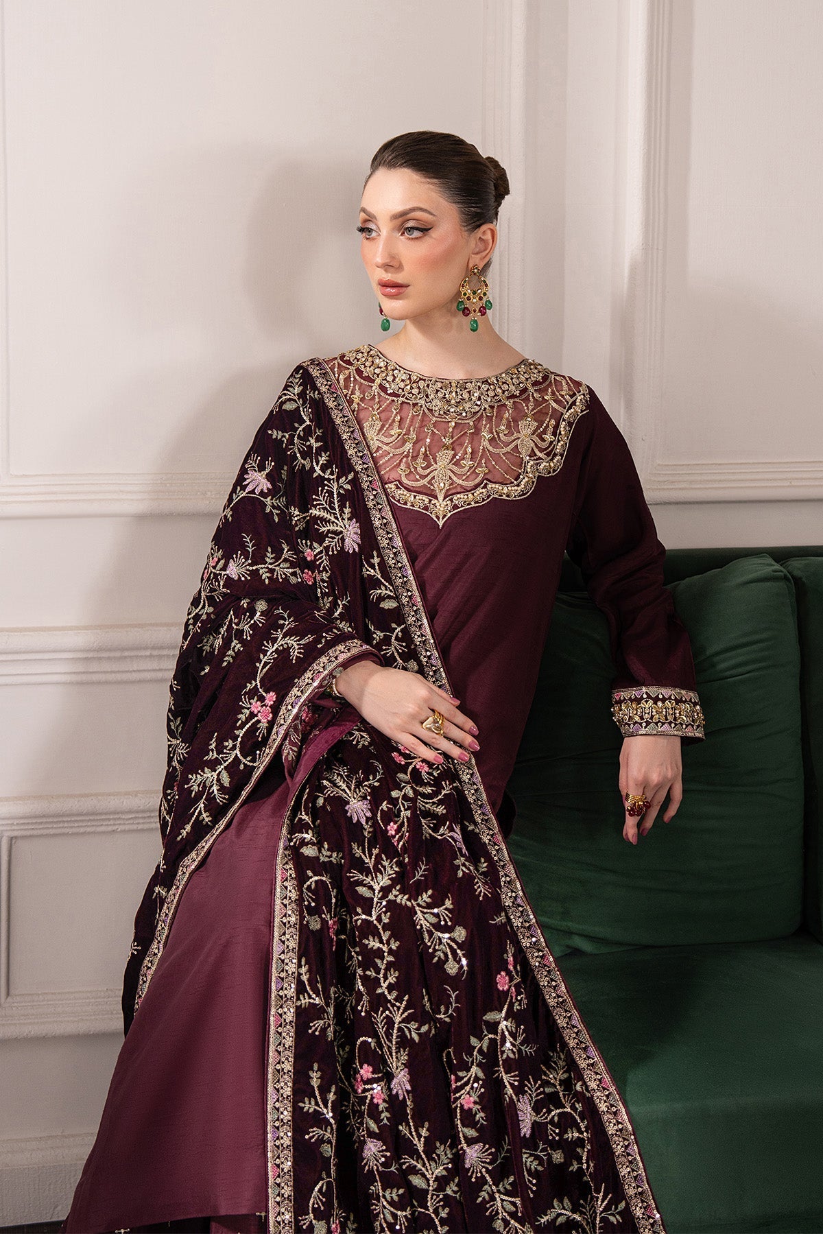 Raeesa Premium | Noirah Velvet | NV-005