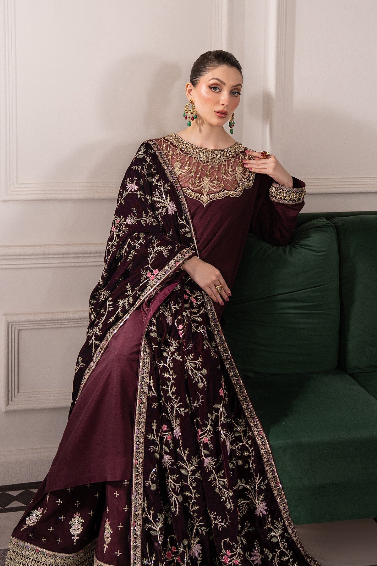 Raeesa Premium | Noirah Velvet | NV-005