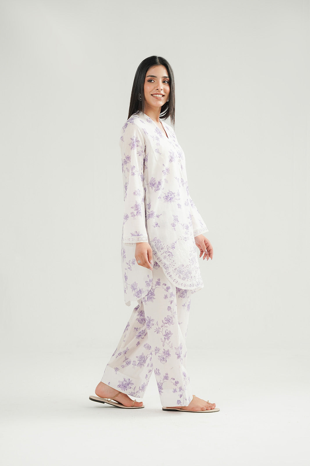 Chinyere | Pret'26 l 2 Piece Printed Lawn Embroidered Suit (CP0427)