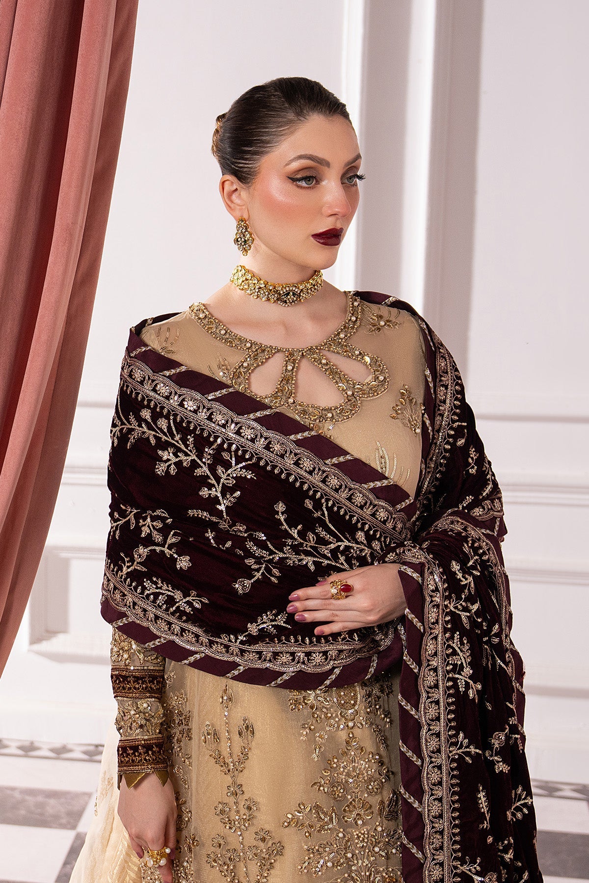 Raeesa Premium | Noirah Velvet | NV-008