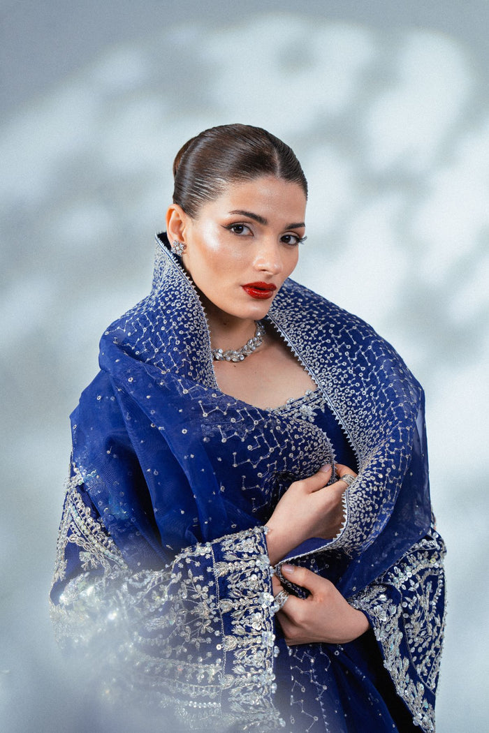 Enzo | Soiree Luxury Pret | Velours Blue