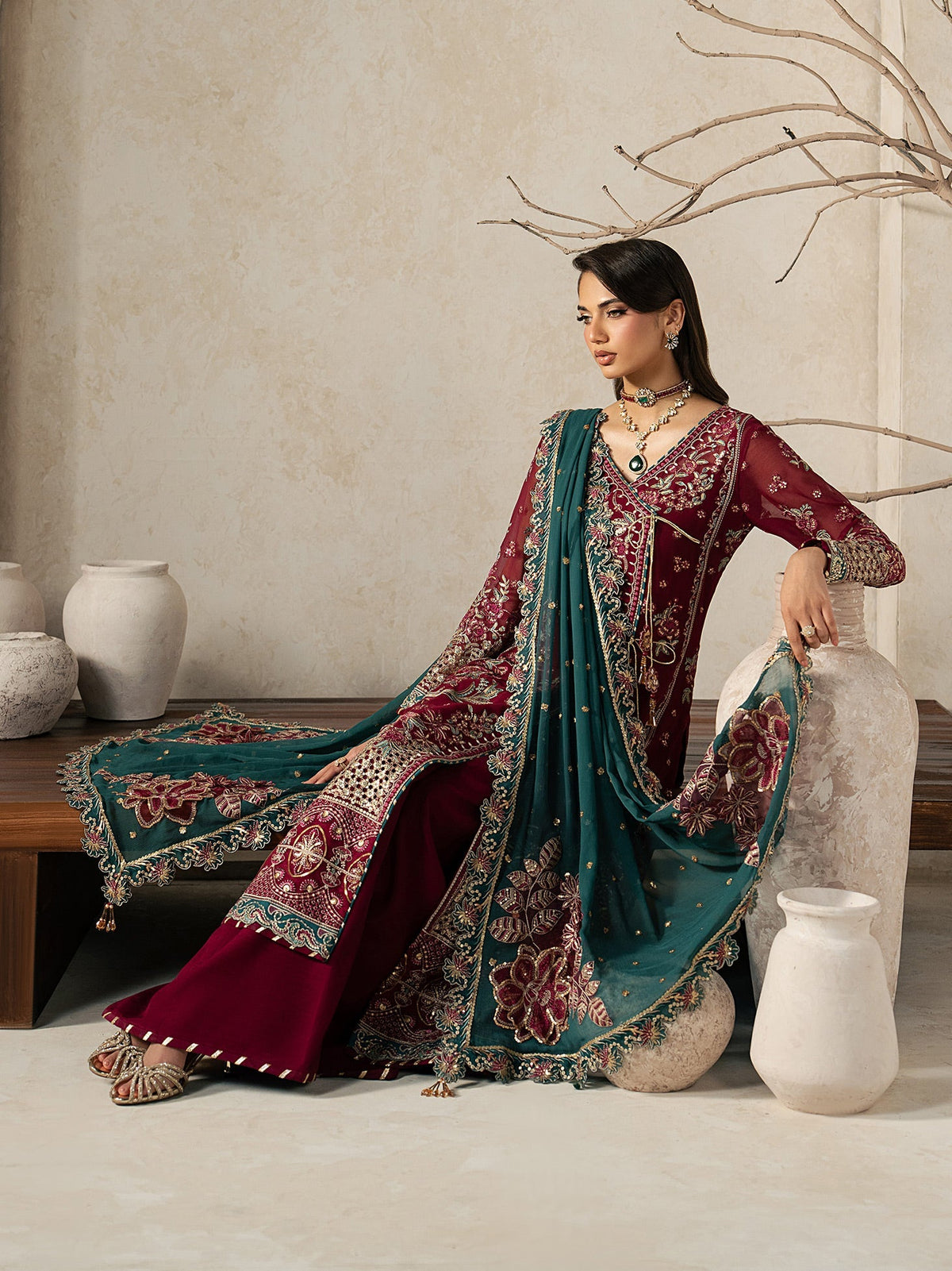 Gulaal | Inaaya Embroidered Chiffon 26 |Jinaan