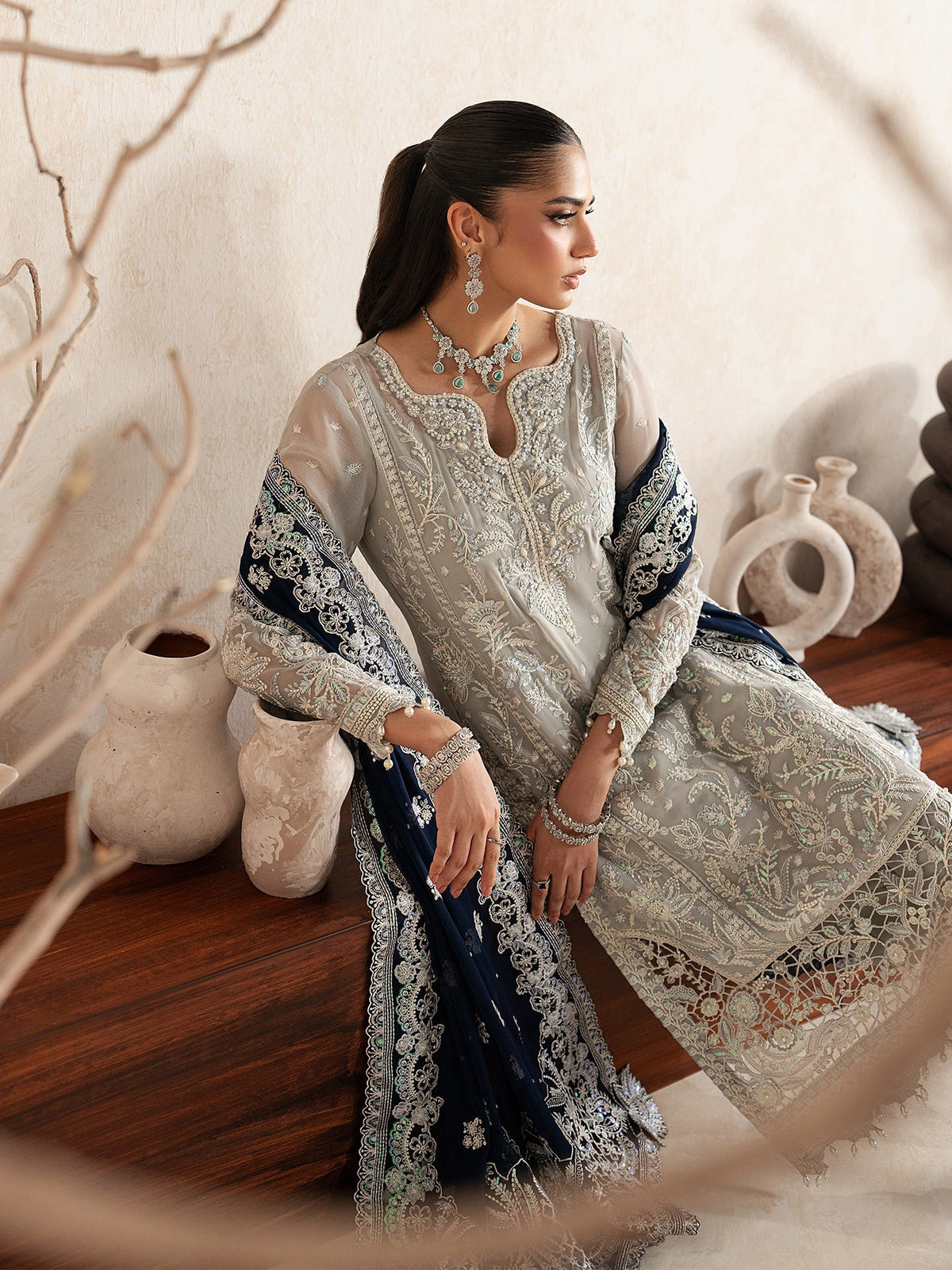 Gulaal | Inaaya Embroidered Chiffon 26 | Gianna