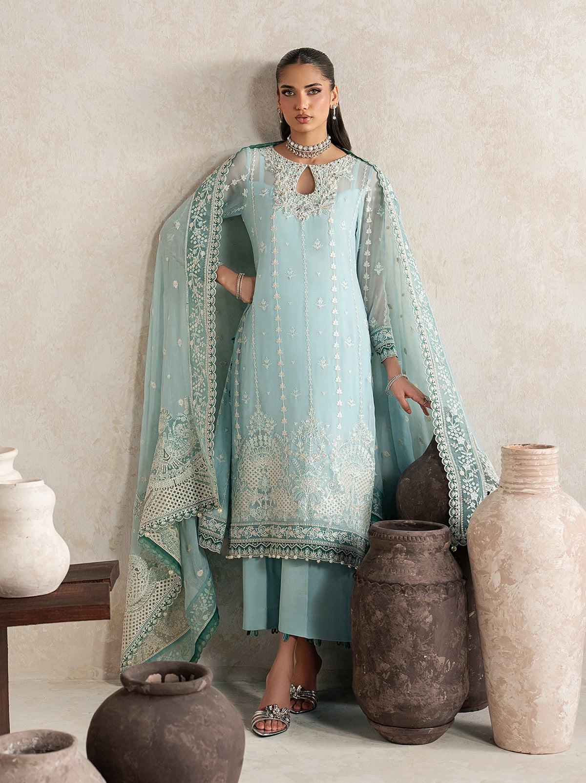 Gulaal | Inaaya Embroidered Chiffon 26 |Eileen