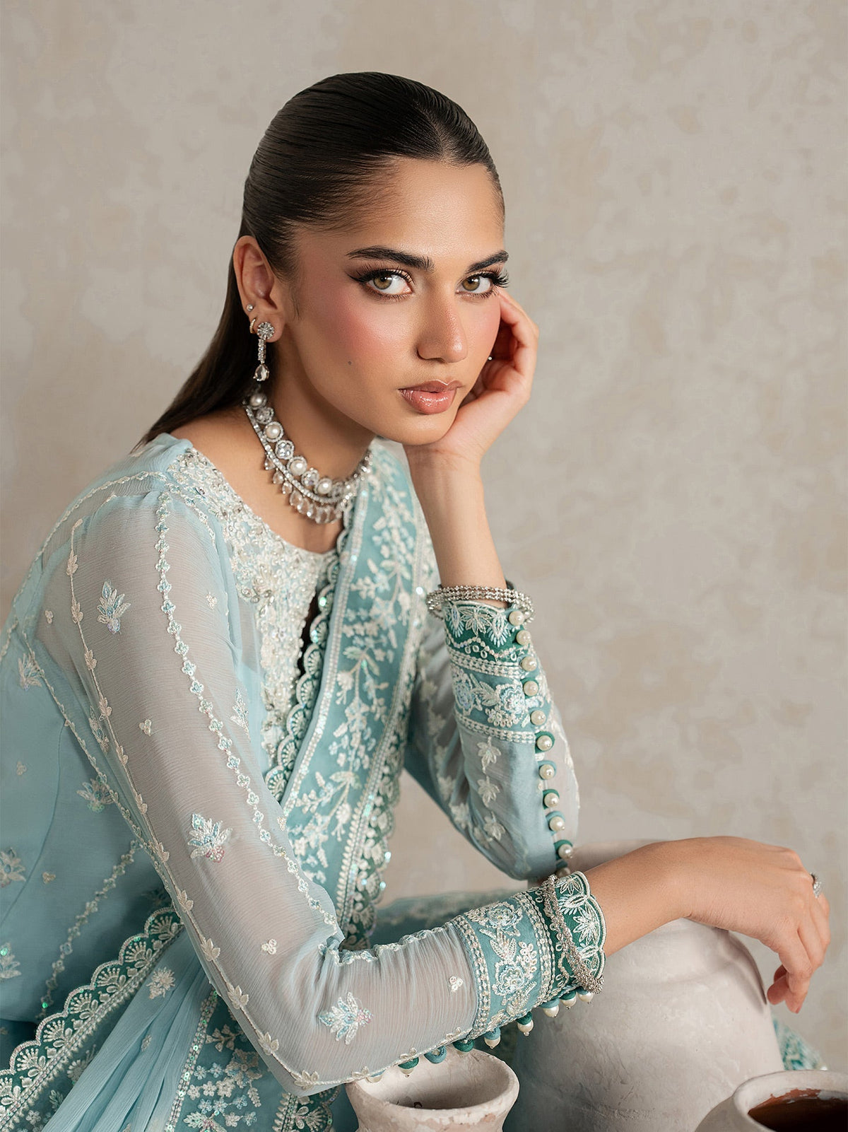 Gulaal | Inaaya Embroidered Chiffon 26 |Eileen