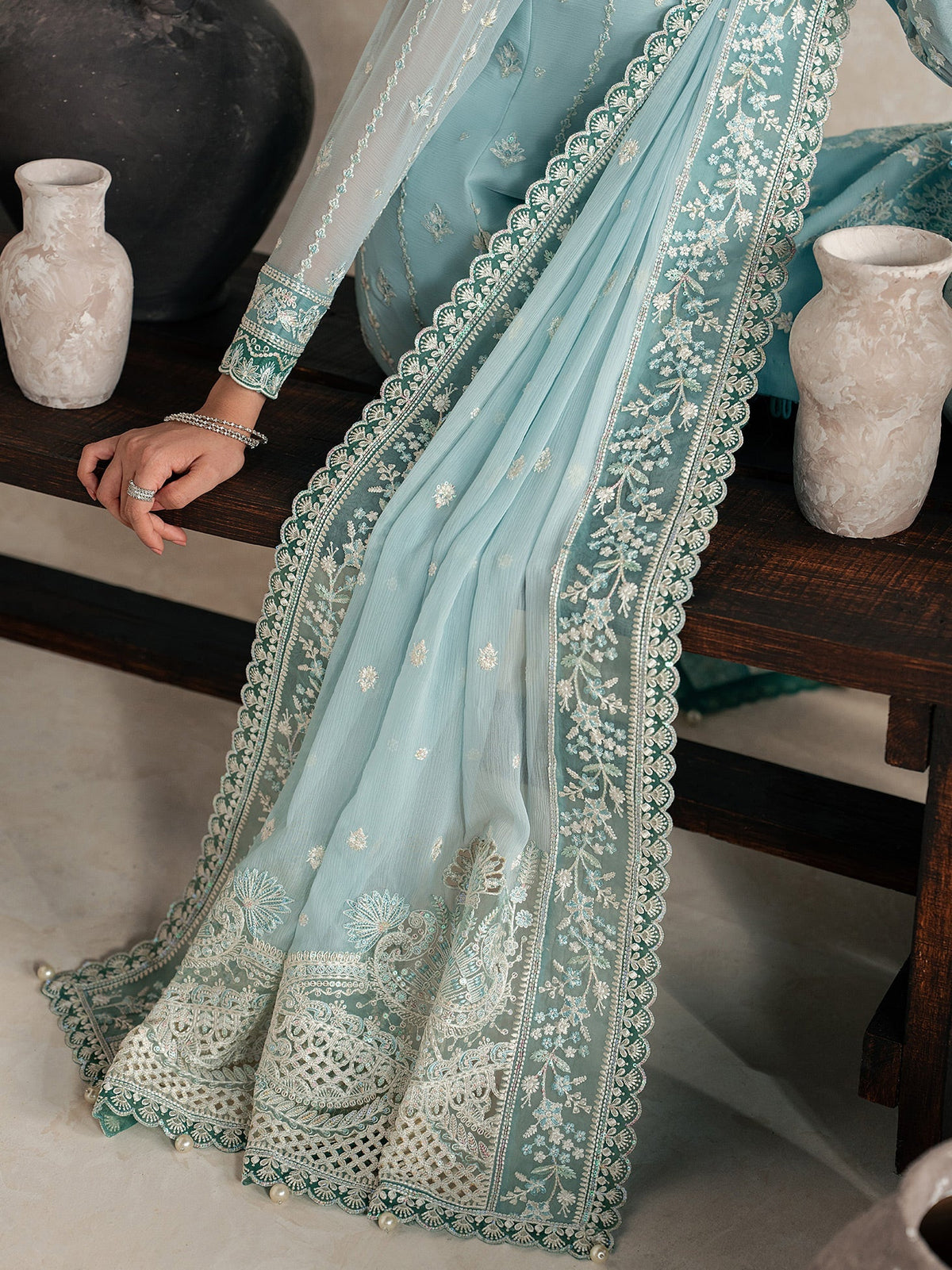 Gulaal | Inaaya Embroidered Chiffon 26 |Eileen