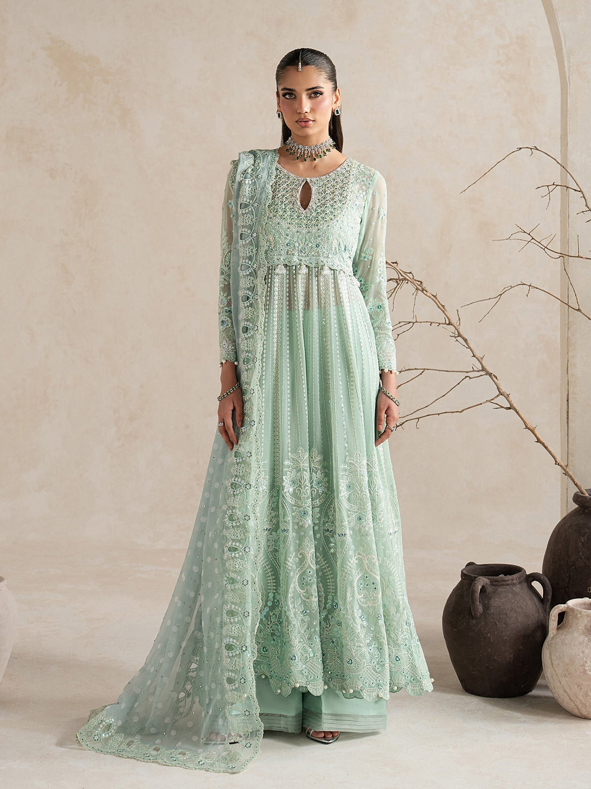Gulaal | Inaaya Embroidered Chiffon 26 | Evaa