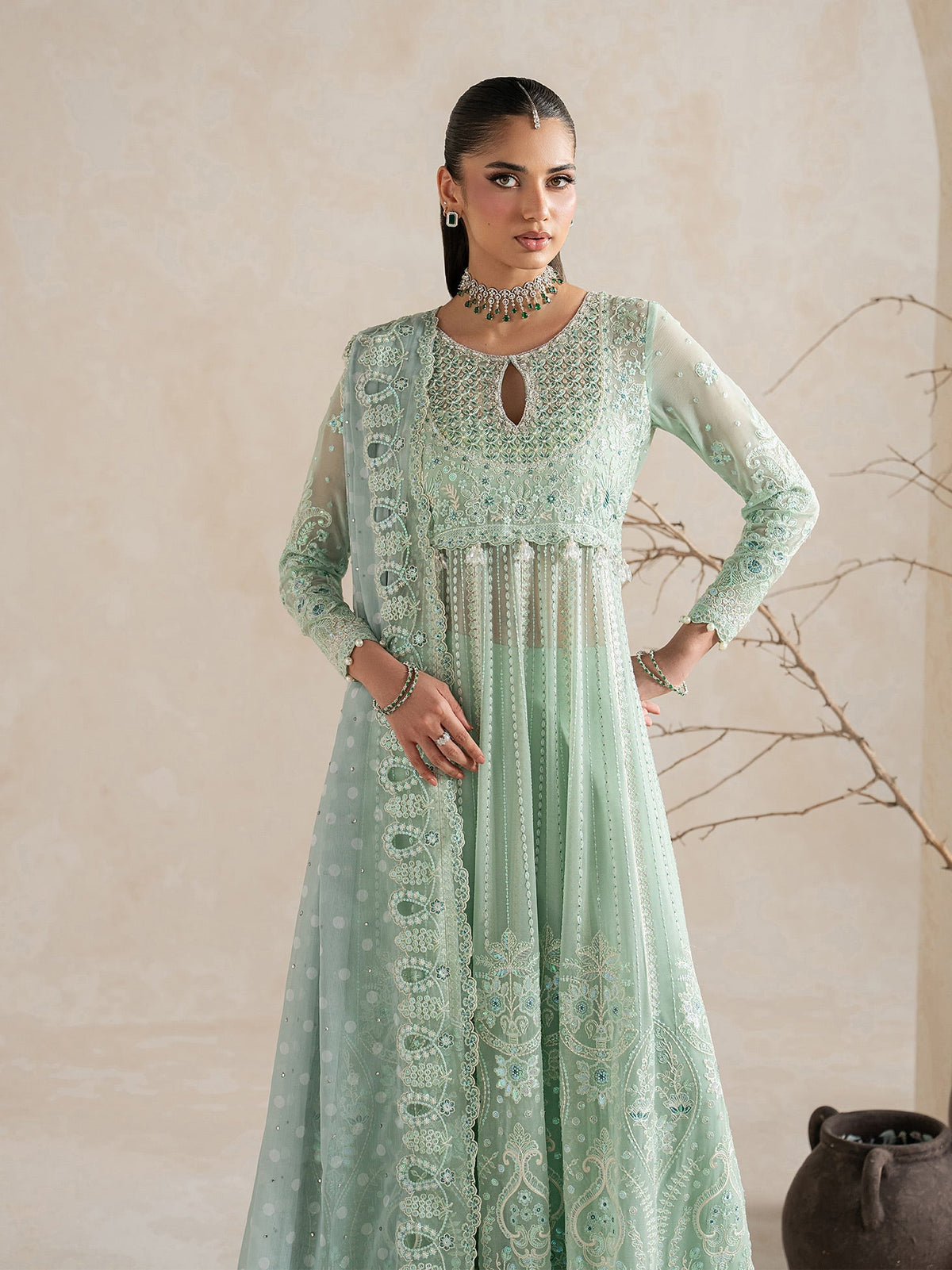 Gulaal | Inaaya Embroidered Chiffon 26 | Evaa