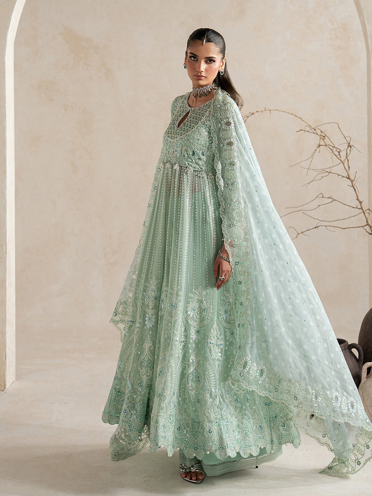 Gulaal | Inaaya Embroidered Chiffon 26 | Evaa