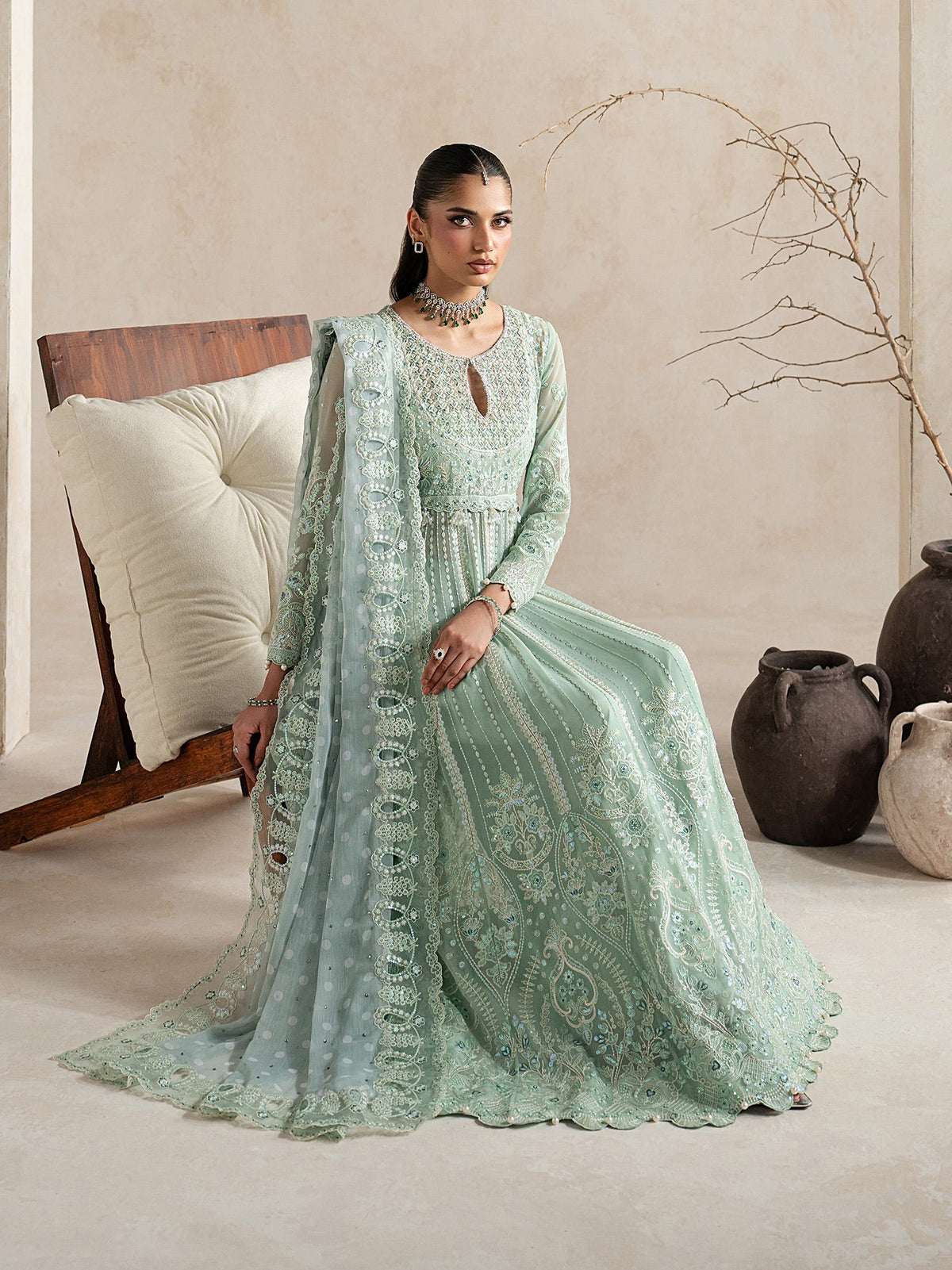 Gulaal | Inaaya Embroidered Chiffon 26 | Evaa