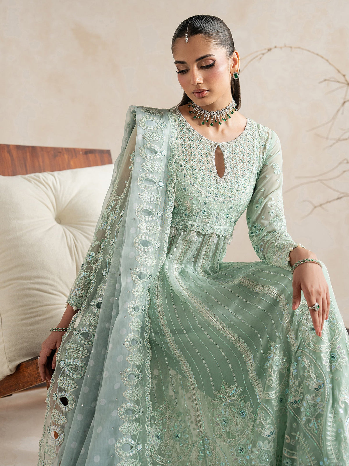 Gulaal | Inaaya Embroidered Chiffon 26 | Evaa
