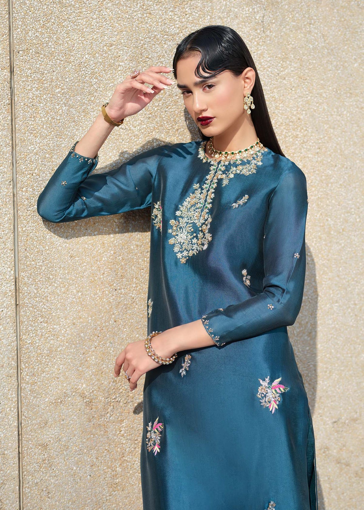 Mahum Asad | Sarai Luxury Formals | Emerald Command