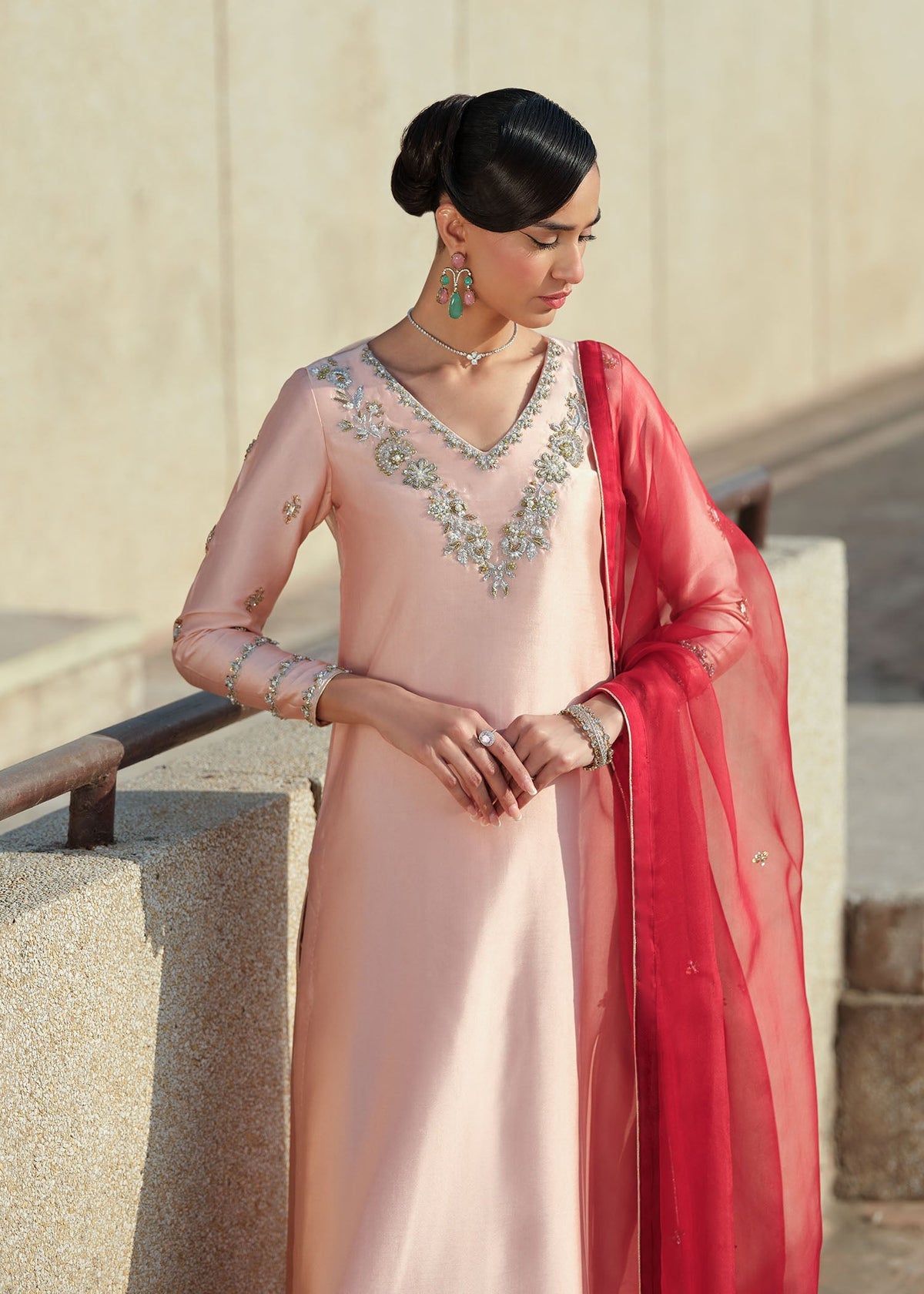 Mahum Asad | Sarai Luxury Formals | Crimson