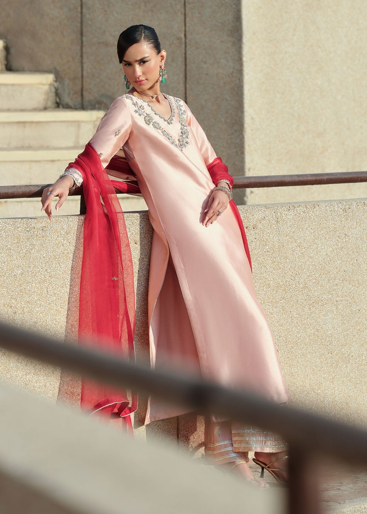 Mahum Asad | Sarai Luxury Formals | Crimson