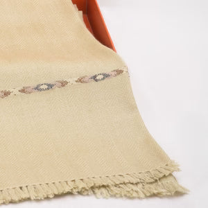 Lux Herringbone Shawl | Camel - Dynasty