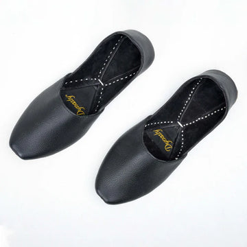 Pebble Leather Khussa - Dynasty