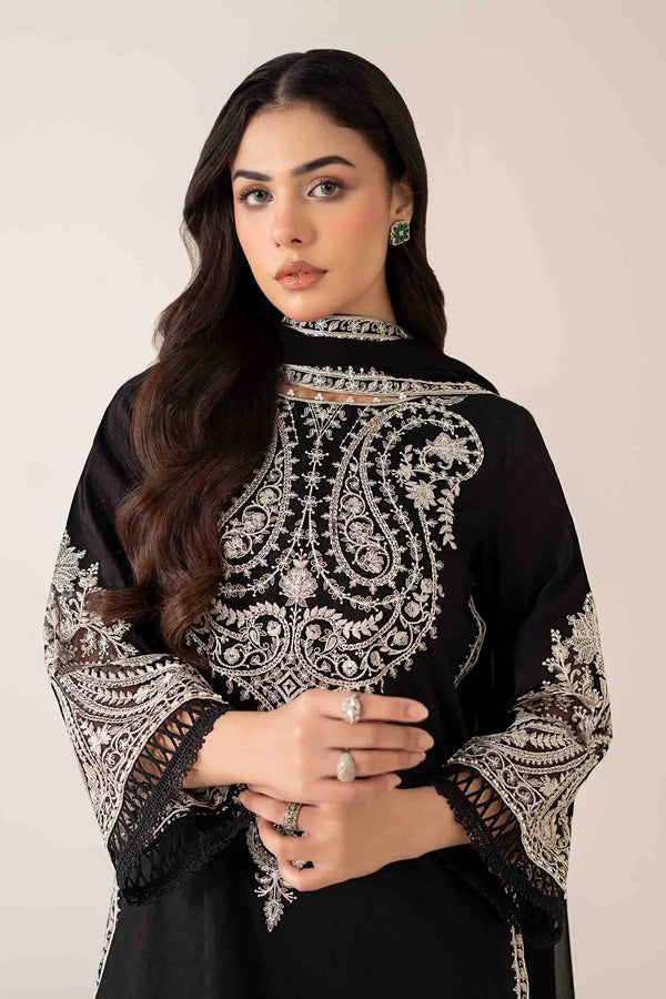 Maria B | Luxury Winter Pret 25 | DW-MN25-12-Black