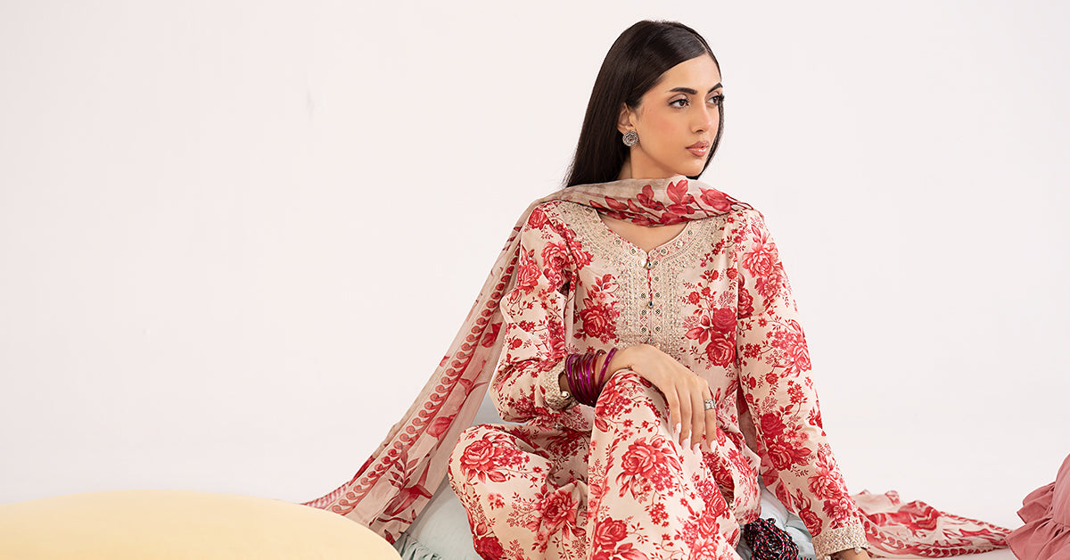 Maria B | Luxury Pret Pre Fall | DW-PF25-63R1-Pink