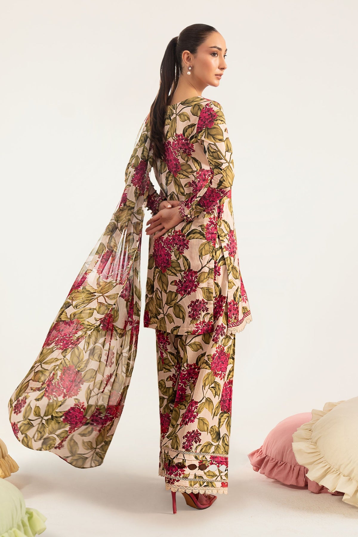 Maria B | Luxury Pret Pre Fall | DW-PF26-01-Off White