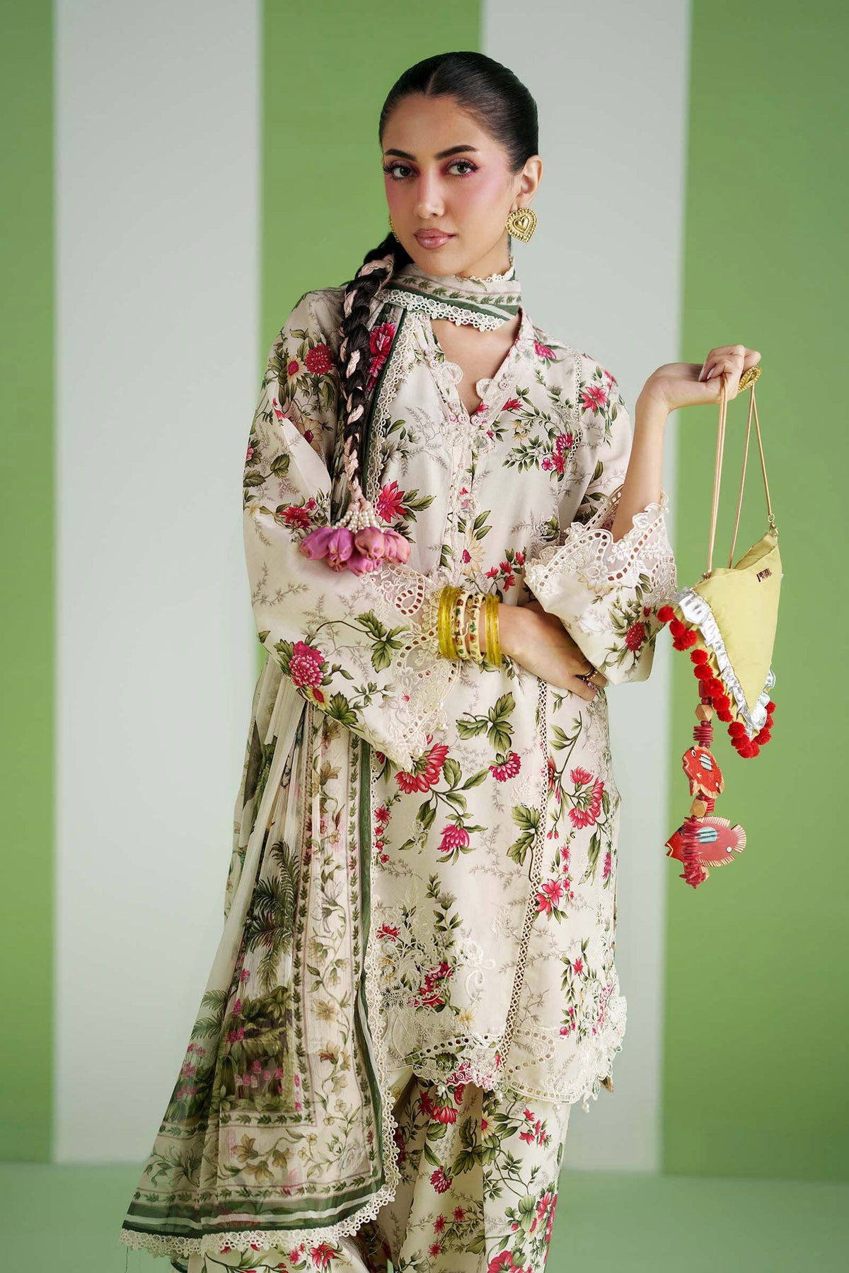 Maria B | Luxury Pret Pre Fall | DW-PF26-03-Off White