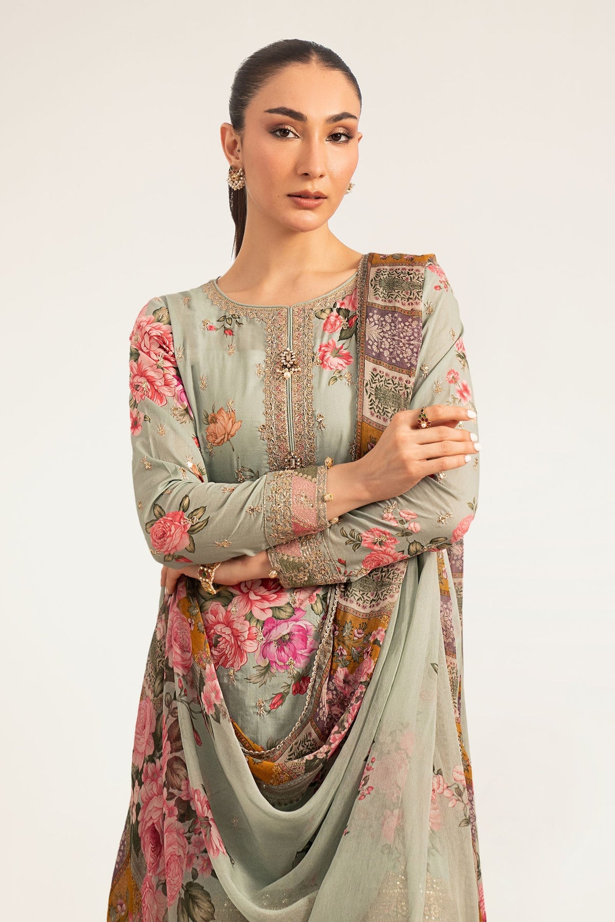 Maria B | Luxury Pret Pre Fall | DW-PF26-10-Green