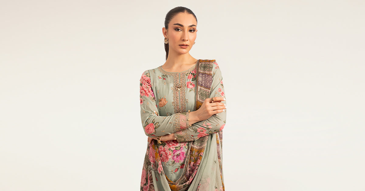 Maria B | Luxury Pret Pre Fall | DW-PF26-10-Green