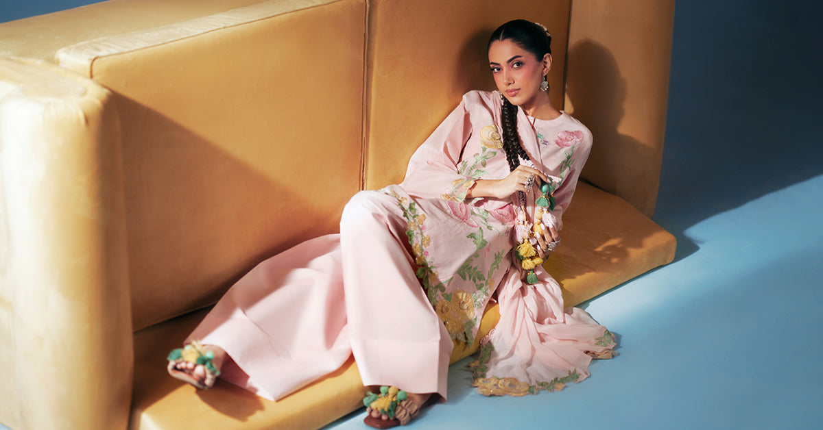 Maria B | Luxury Pret Pre Fall | DW-PF26-20-Light Pink
