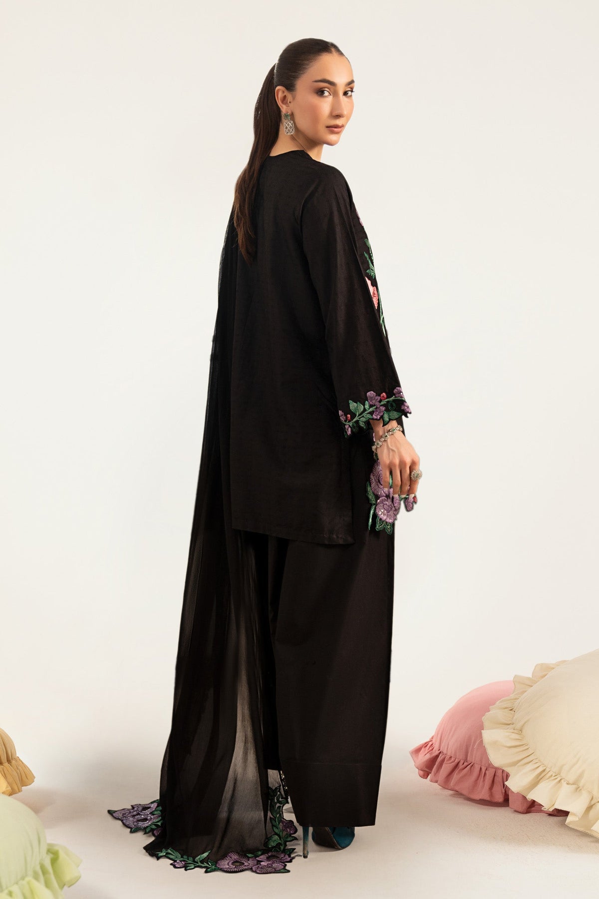 Maria B | Luxury Pret Pre Fall | DW-PF26-20-Black