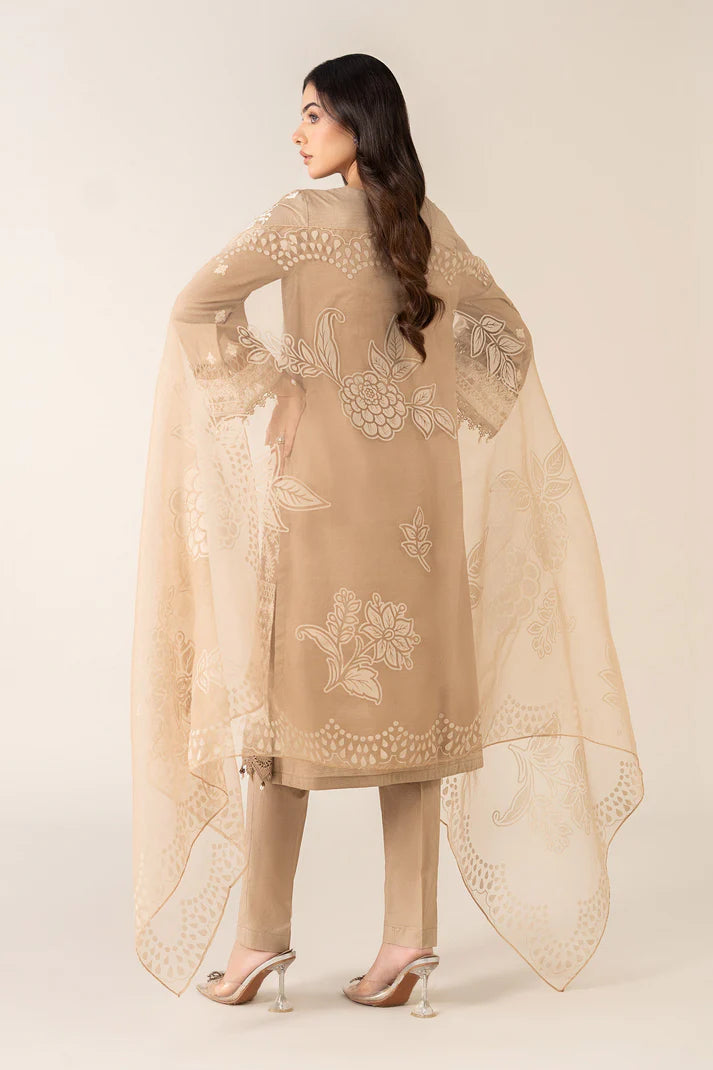 Maria B | Luxury Winter Pret 25 | DW-EA23-26R1-Coffee